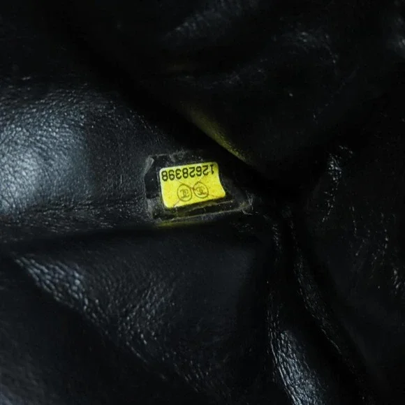 💎✨BEAUTIFUL✨💎 Chanel Quilted CC Caviar Leather Black Chain Shoulder … - Picture 13 of 17